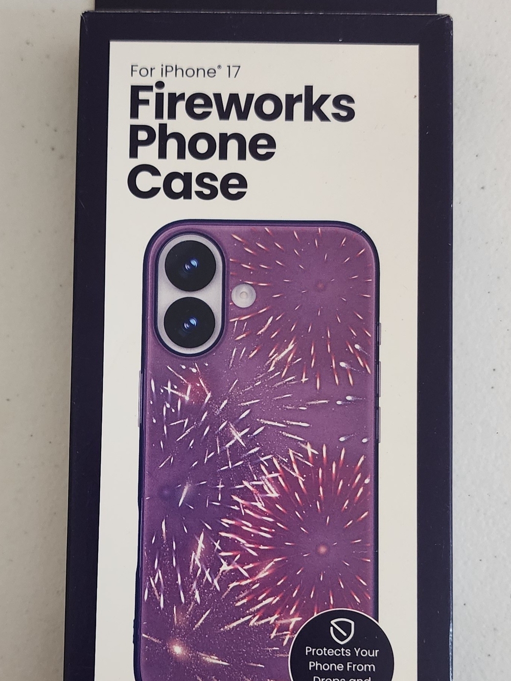 Fireworks Phone Case for iPhone 17 - Purple